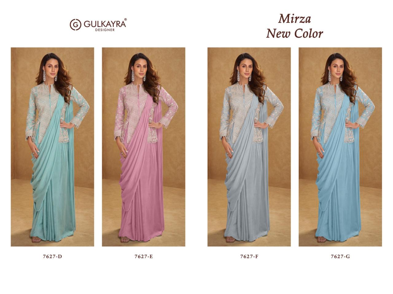 Gulkayra mirza new color hyderabad designer salwar suits wholesaler